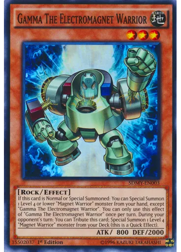 Gamma The Electromagnet Warrior