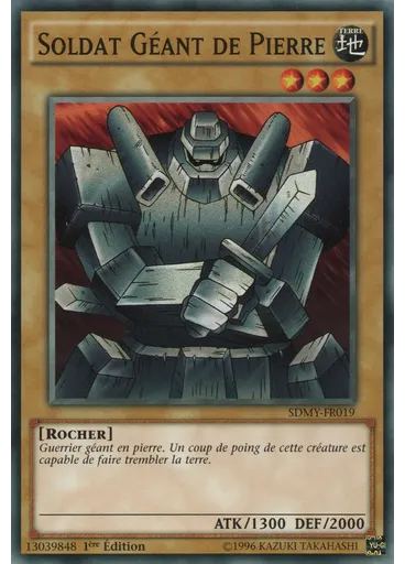 Soldat Géant de Pierre — Deck de Structure : Yugi Muto