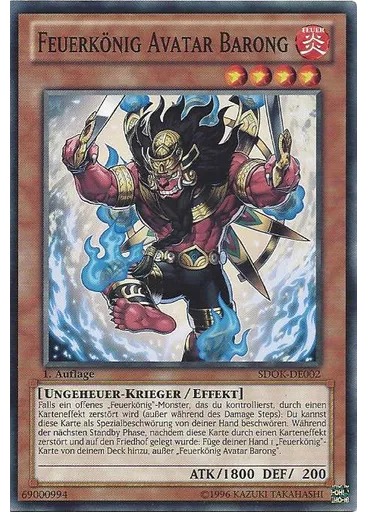 Feuerkönig Avatar Barong