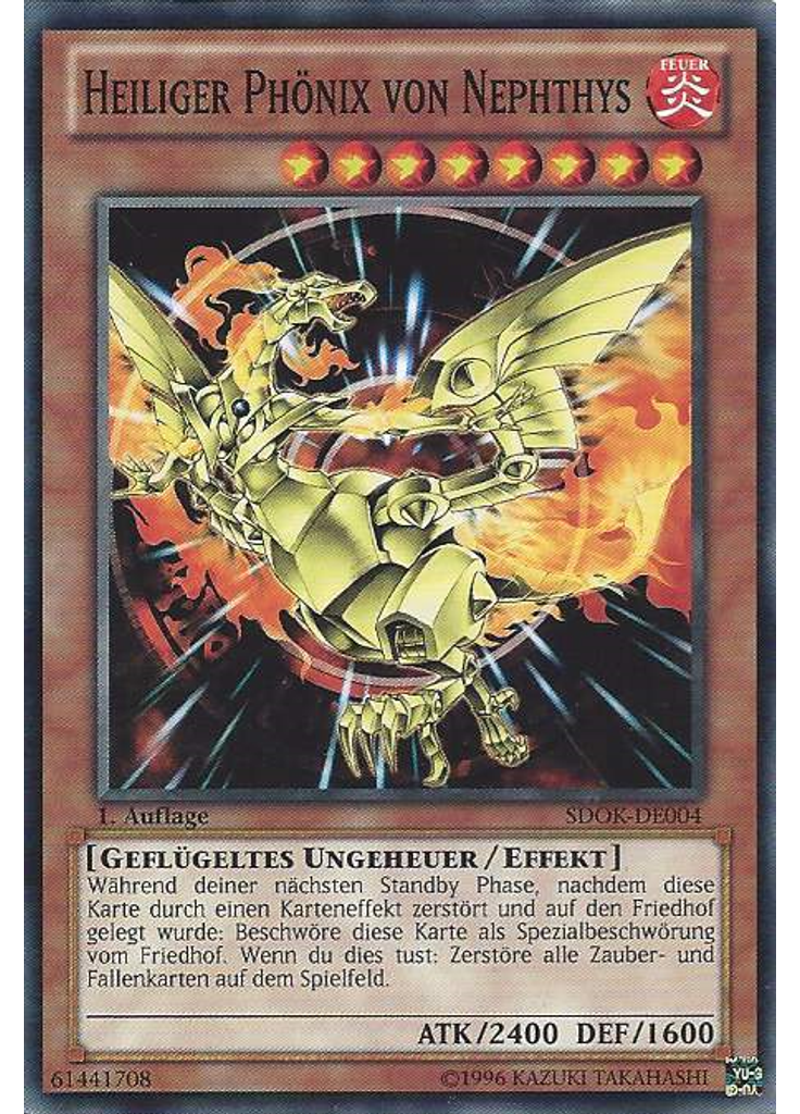 Heiliger Phönix von Nephthys