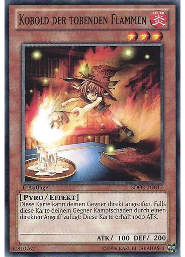 Kobold der tobenden Flammen