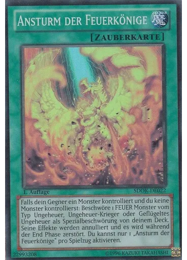 Ansturm der Feuerkönige — Onslaught of the Fire Kings Structure Deck