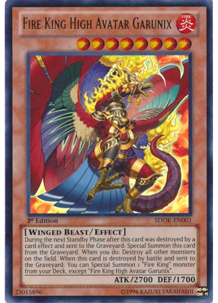 Fire King High Avatar Garunix