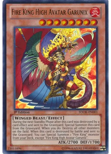 Fire King High Avatar Garunix