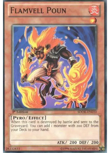 Flamvell Poun — Onslaught of the Fire Kings Structure Deck