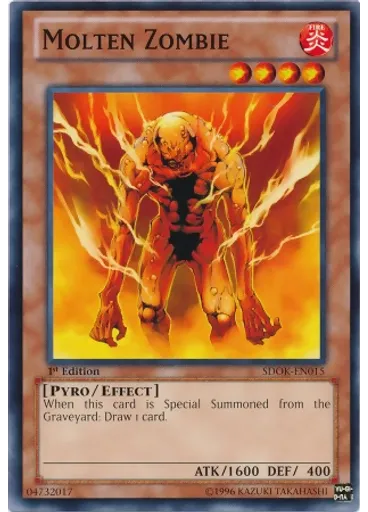 Molten Zombie — Onslaught of the Fire Kings Structure Deck
