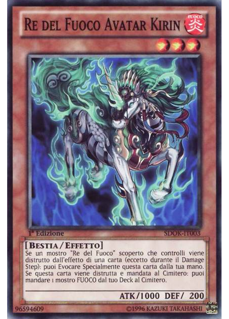 Re del Fuoco Avatar Kirin