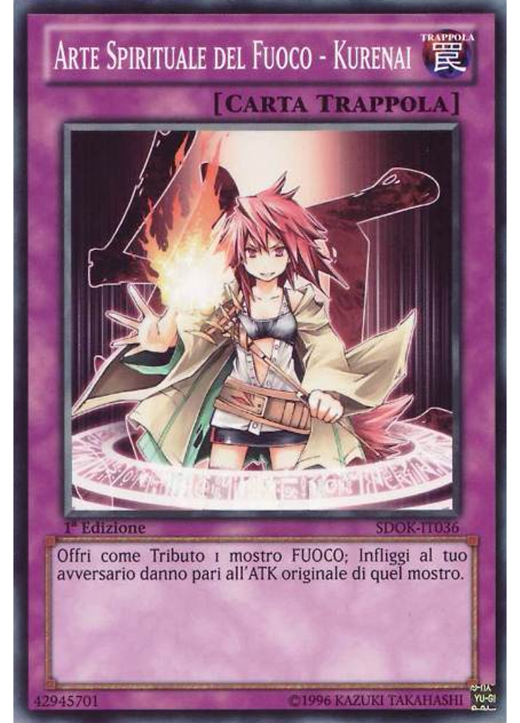 Arte Spirituale del Fuoco - Kurenai