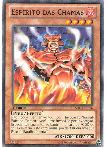 Espírito das Chamas — Investida dos Reis de Fogo Deck Estrutural
