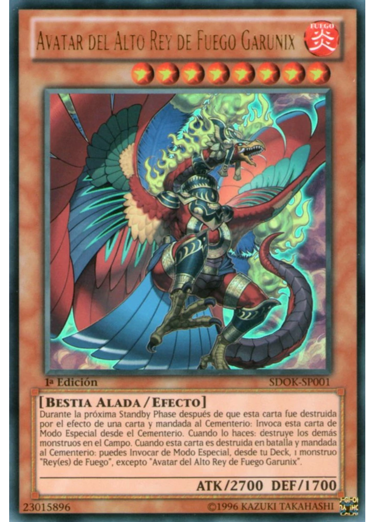 Avatar del Alto Rey de Fuego Garunix
