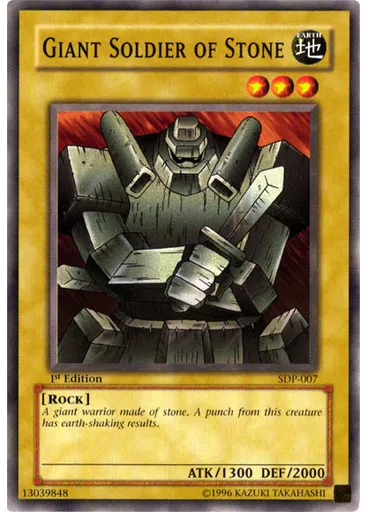 Giant Soldier of Stone — Starter Deck: Pegasus