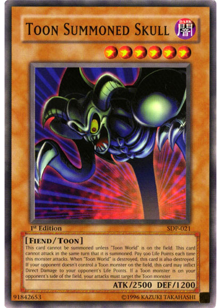 Toon Summoned Skull
