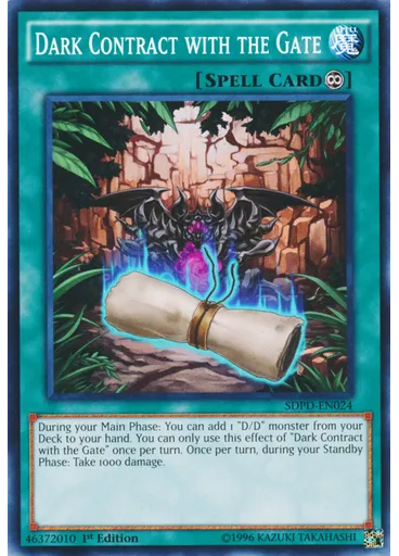 Dark Contract with the Gate