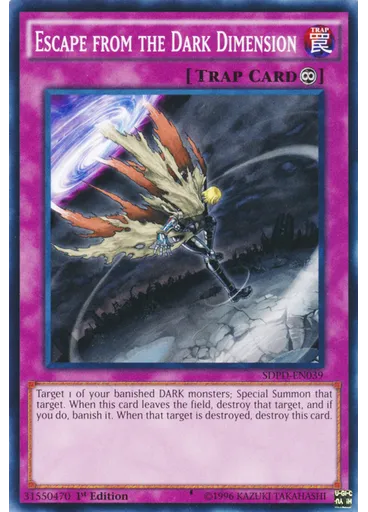 Escape from the Dark Dimension