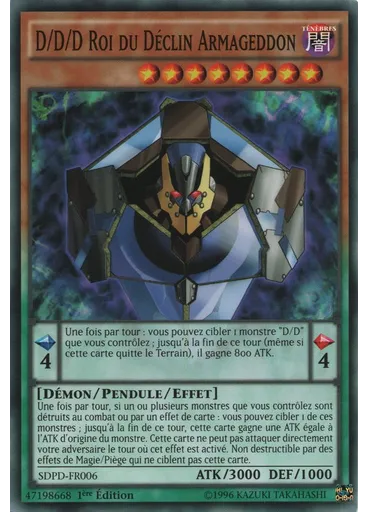 D/D/D Roi du Déclin Armageddon