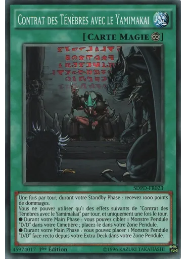 Contrat des Ténèbres avec le Yamimakai