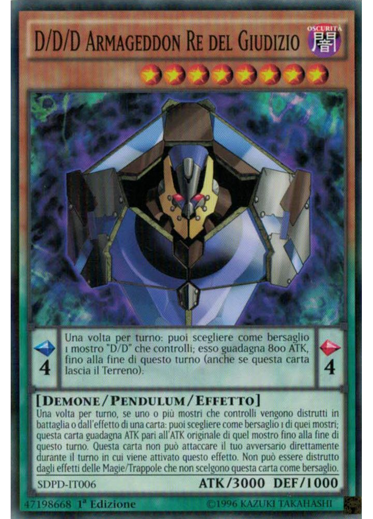 D/D/D Armageddon Re del Giudizio