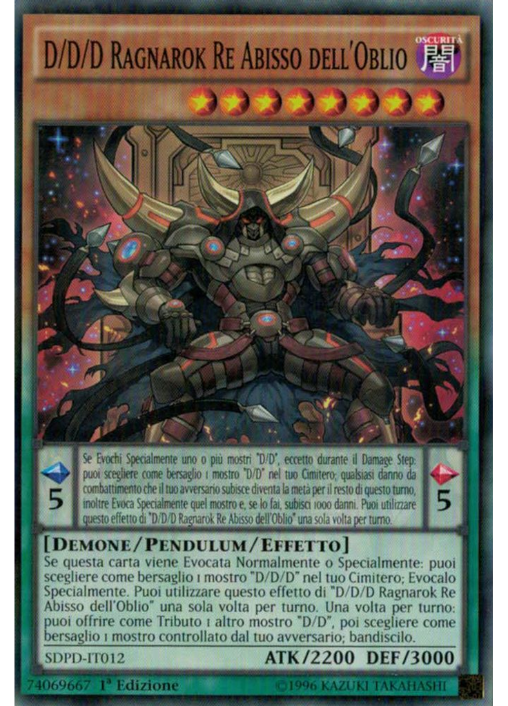 D/D/D Ragnarok Re Abisso dell'Oblio