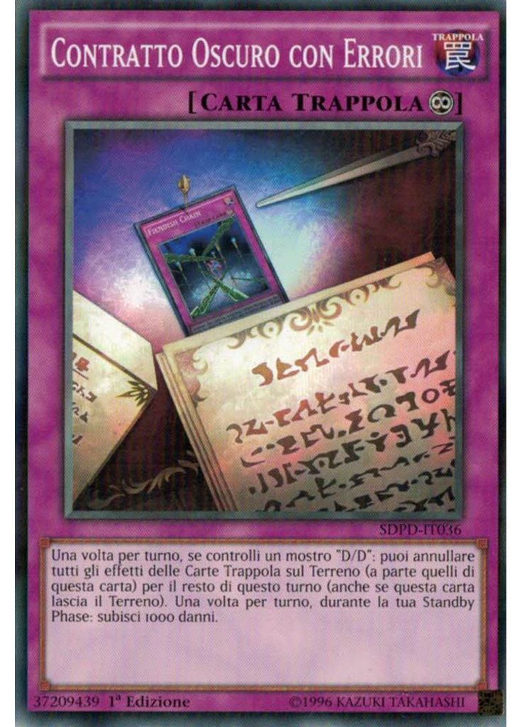Contratto Oscuro con Errori