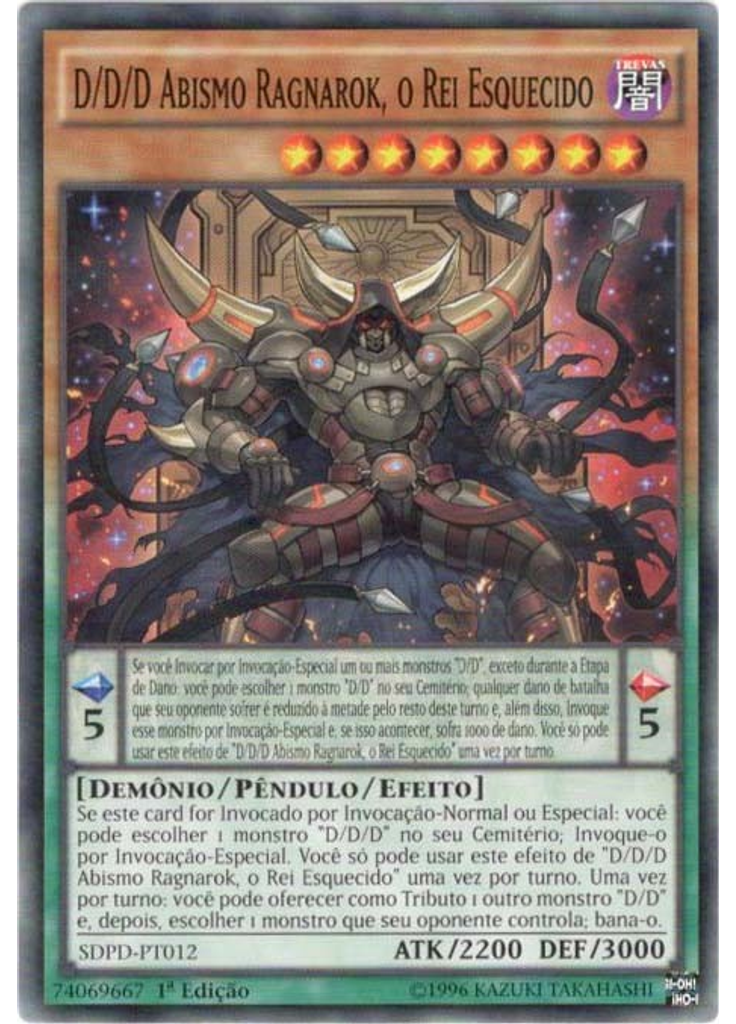 D/D/D Abismo Ragnarok, o Rei Esquecido