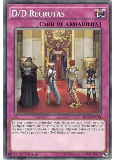 D/D Recrutas — Dominação Pêndulo Deck Estrutural