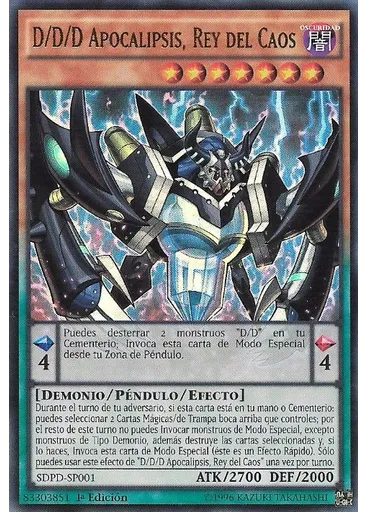 D/D/D Apocalipsis, Rey del Caos