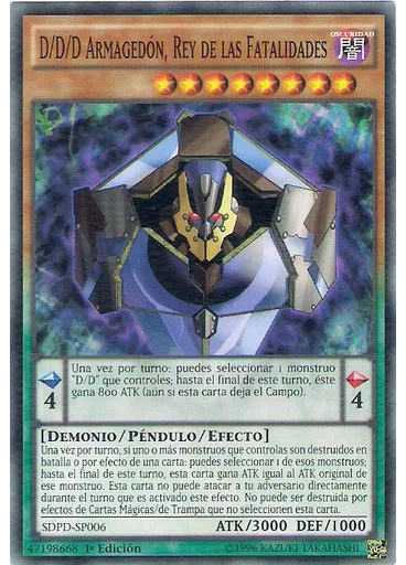 D/D/D Armagedón, Rey de las Fatalidades