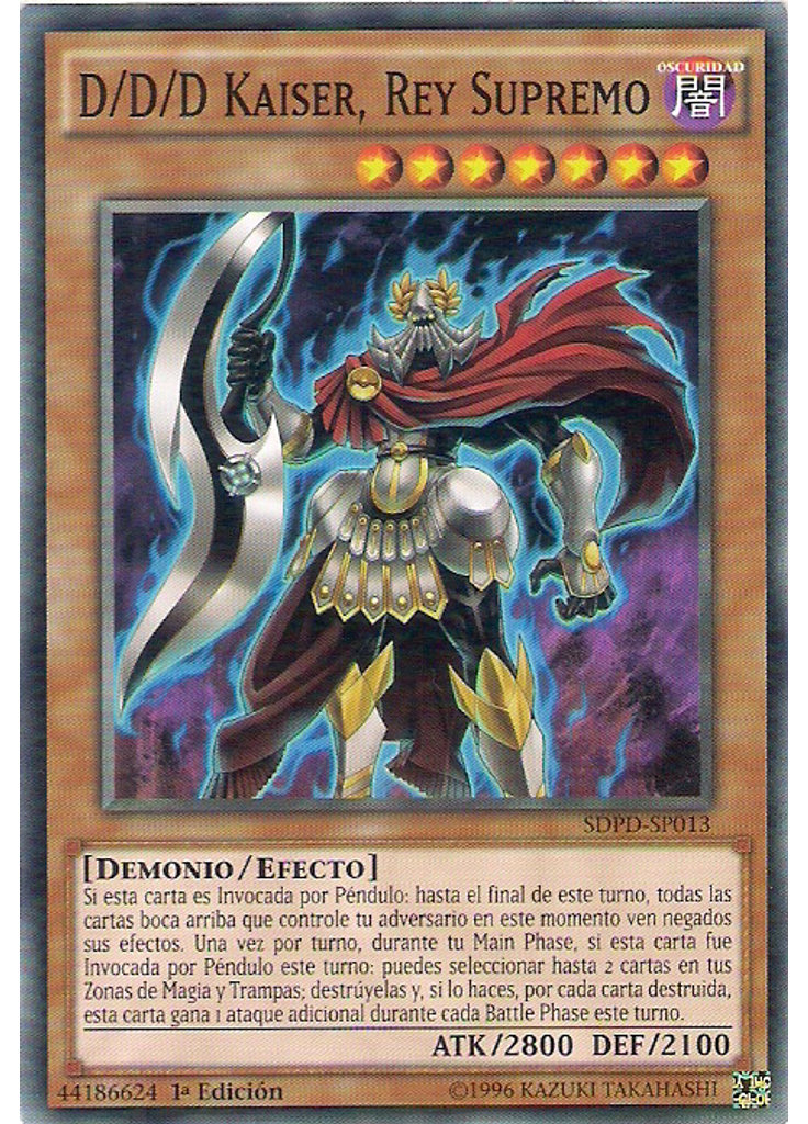 D/D/D Kaiser, Rey Supremo