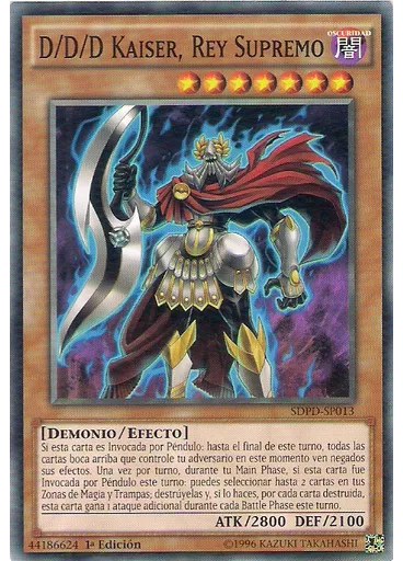 D/D/D Kaiser, Rey Supremo