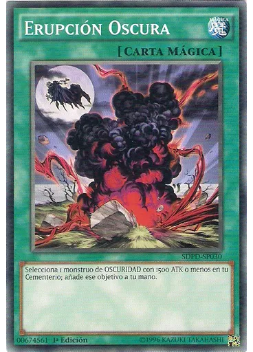 Erupción Oscura — Dominio del Péndulo Baraja de Estructura