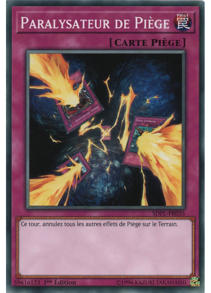 Paralysateur de Piège