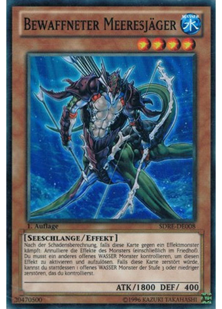 Bewaffneter Meeresjäger