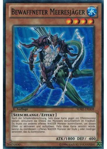 Bewaffneter Meeresjäger
