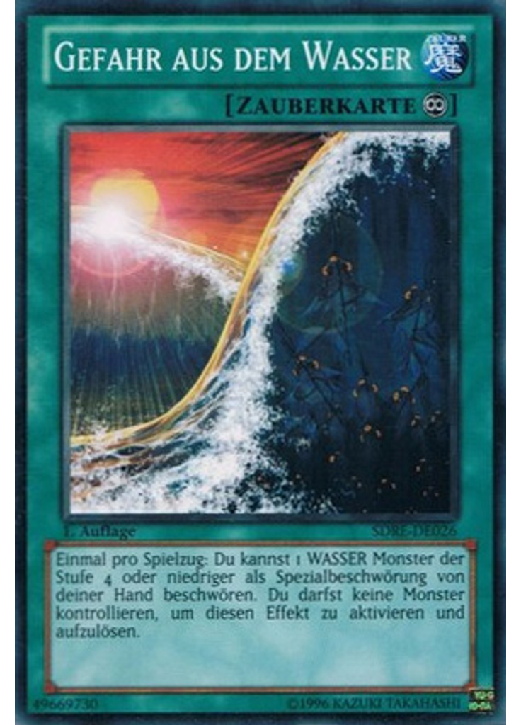 Gefahr aus dem Wasser