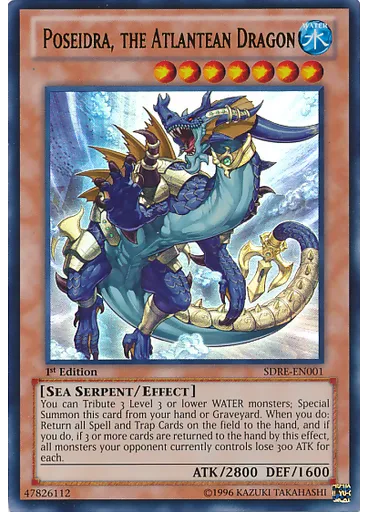 Poseidra, the Atlantean Dragon — Poseidra Value Box