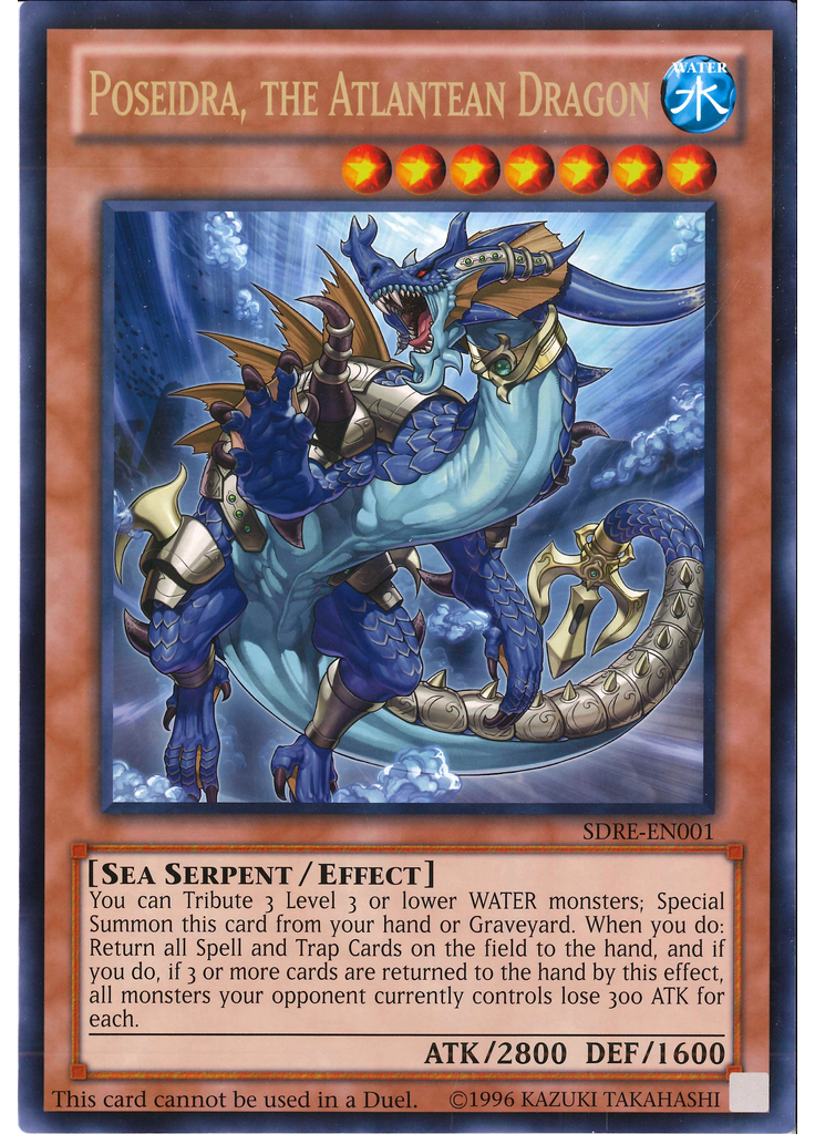 Poseidra, the Atlantean Dragon (Ultra Rare Unlimited Ct)