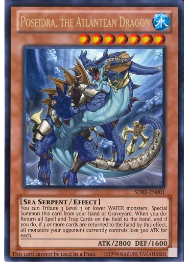 Poseidra, the Atlantean Dragon (Ultra Rare Unlimited Ct) — Poseidra Value Box