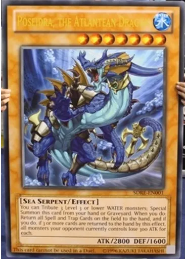 Poseidra, the Atlantean Dragon (Ultra Rare Unlimited Gc) — Poseidra Value Box