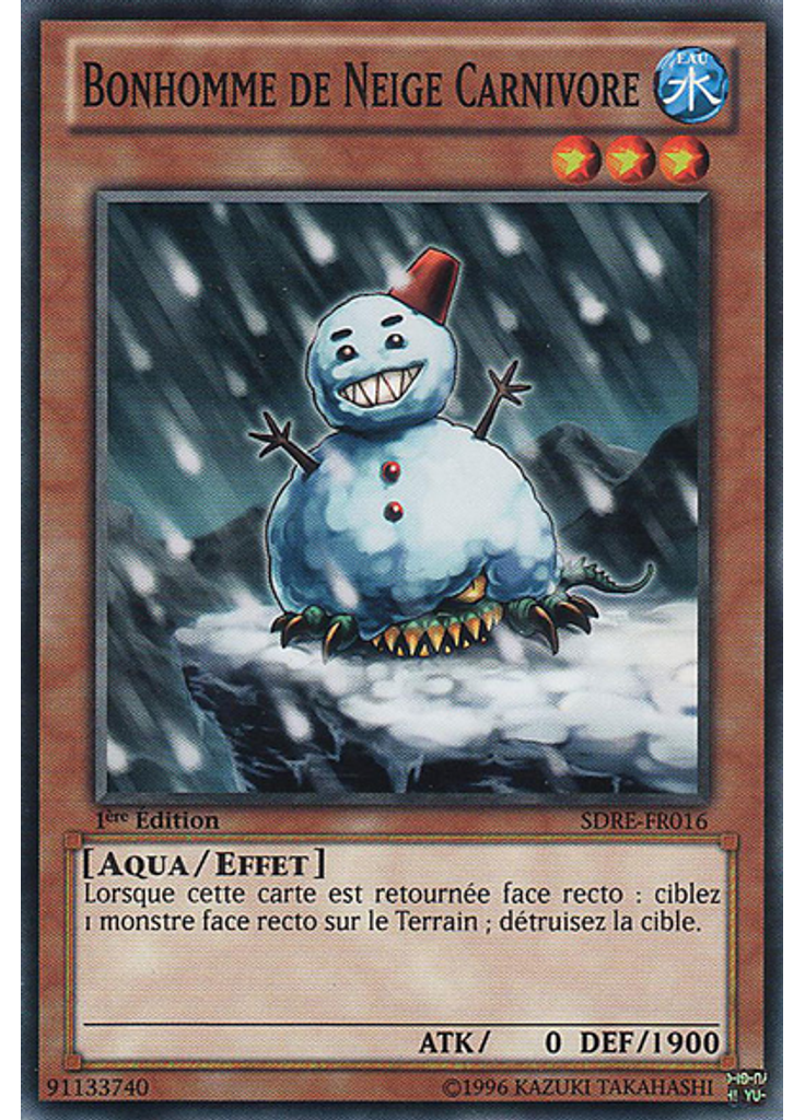 Bonhomme de Neige Carnivore