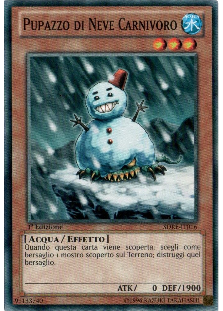 Pupazzo di Neve Carnivoro