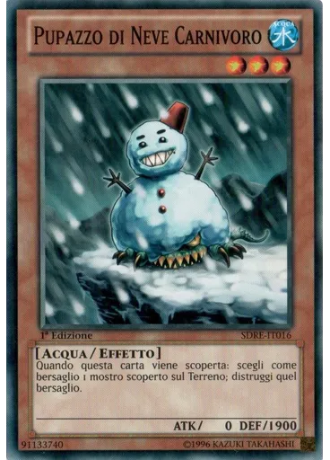 Pupazzo di Neve Carnivoro