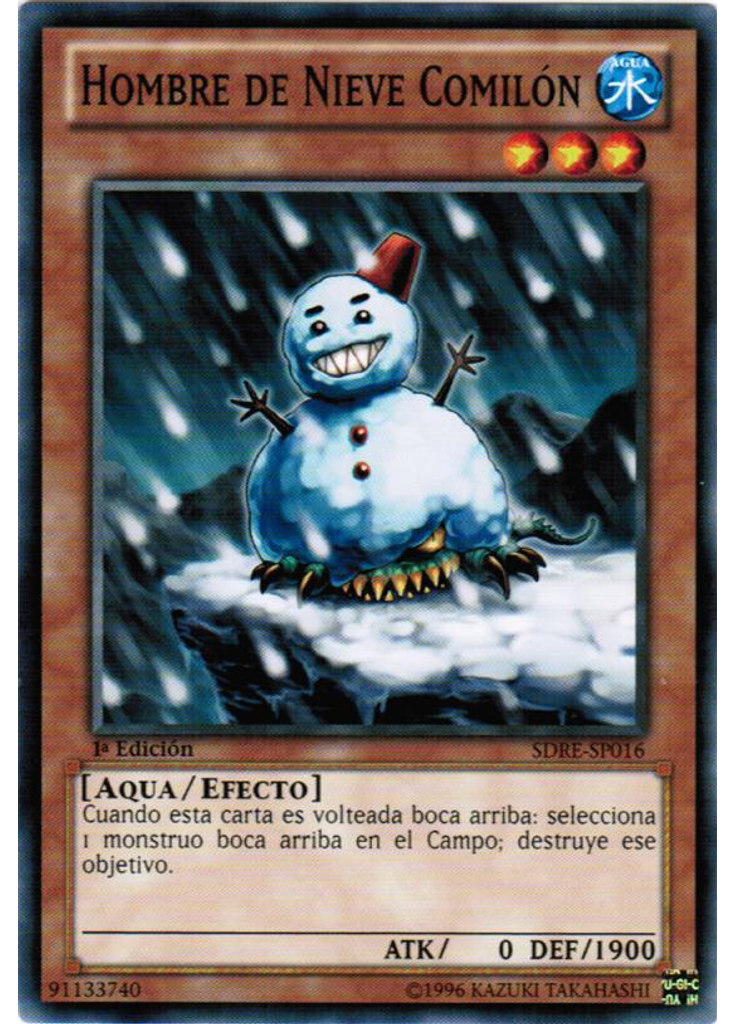 Hombre de Nieve Comilón