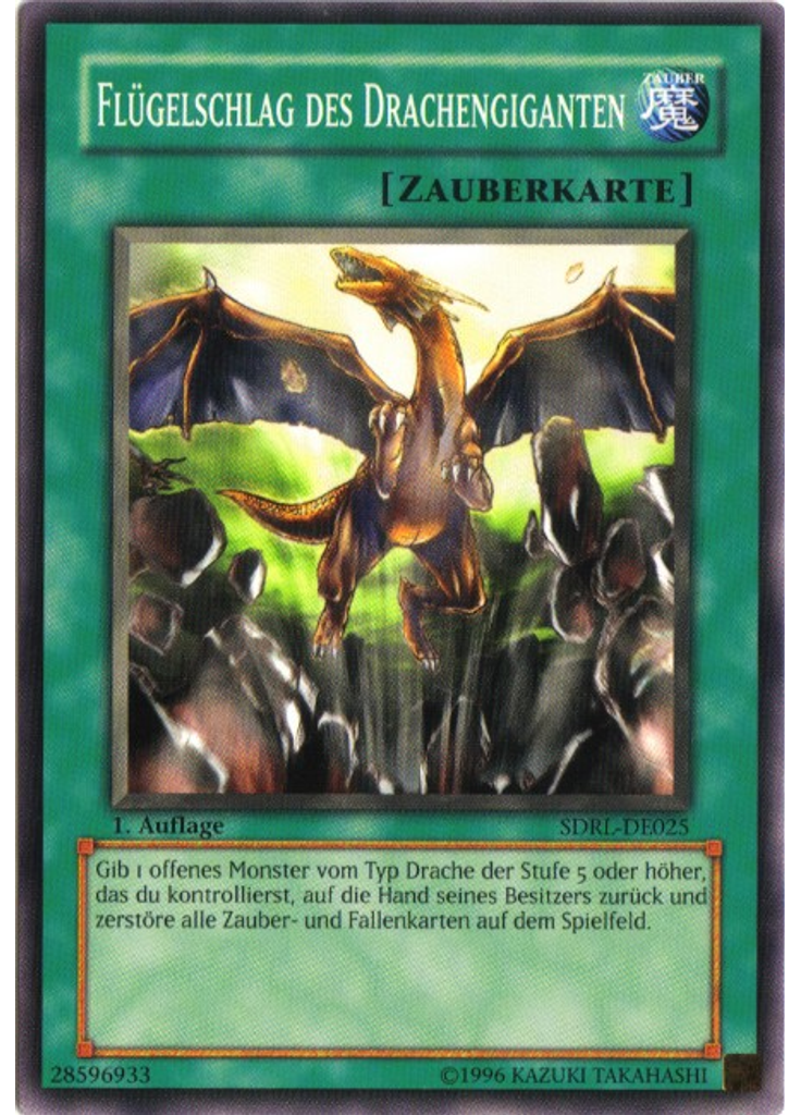 Flügelschlag des Drachengiganten