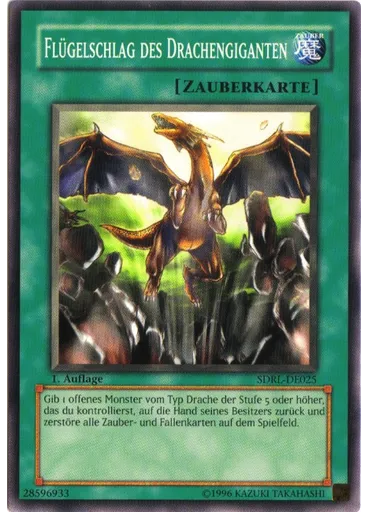 Flügelschlag des Drachengiganten