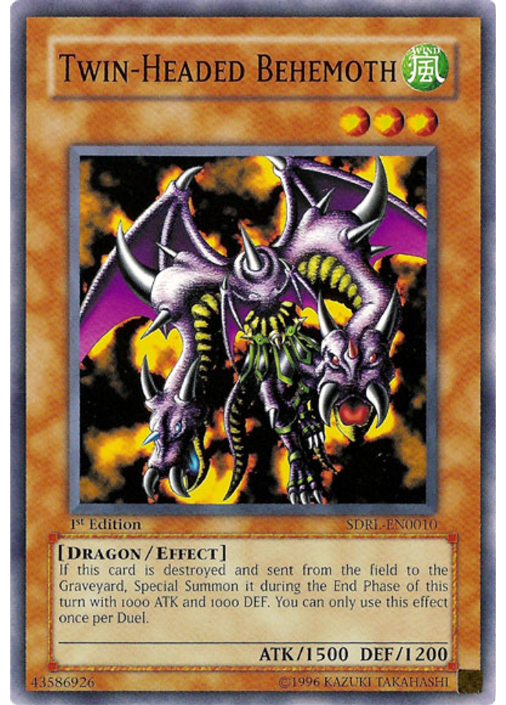 Twin-Headed Behemoth (Common 1st Edition Misprint)