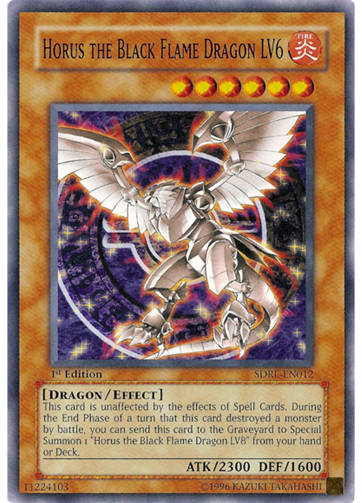 Horus the Black Flame Dragon LV6
