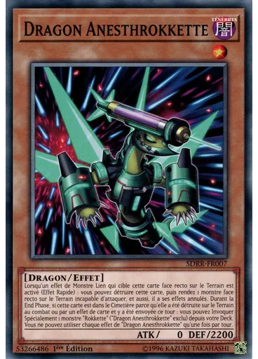 Dragon Anesthrokkette — Deck de Structure : La Revolte Rokkette