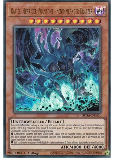 Raviel, Herr der Phantome - Schimmernder Kratzer — Structure Deck: Sacred Beasts