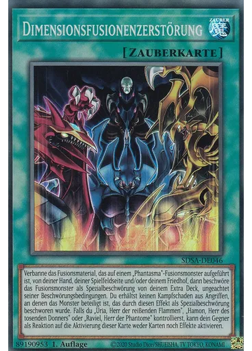 Dimensionsfusionenzerstörung
