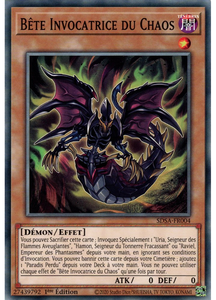Bête Invocatrice du Chaos